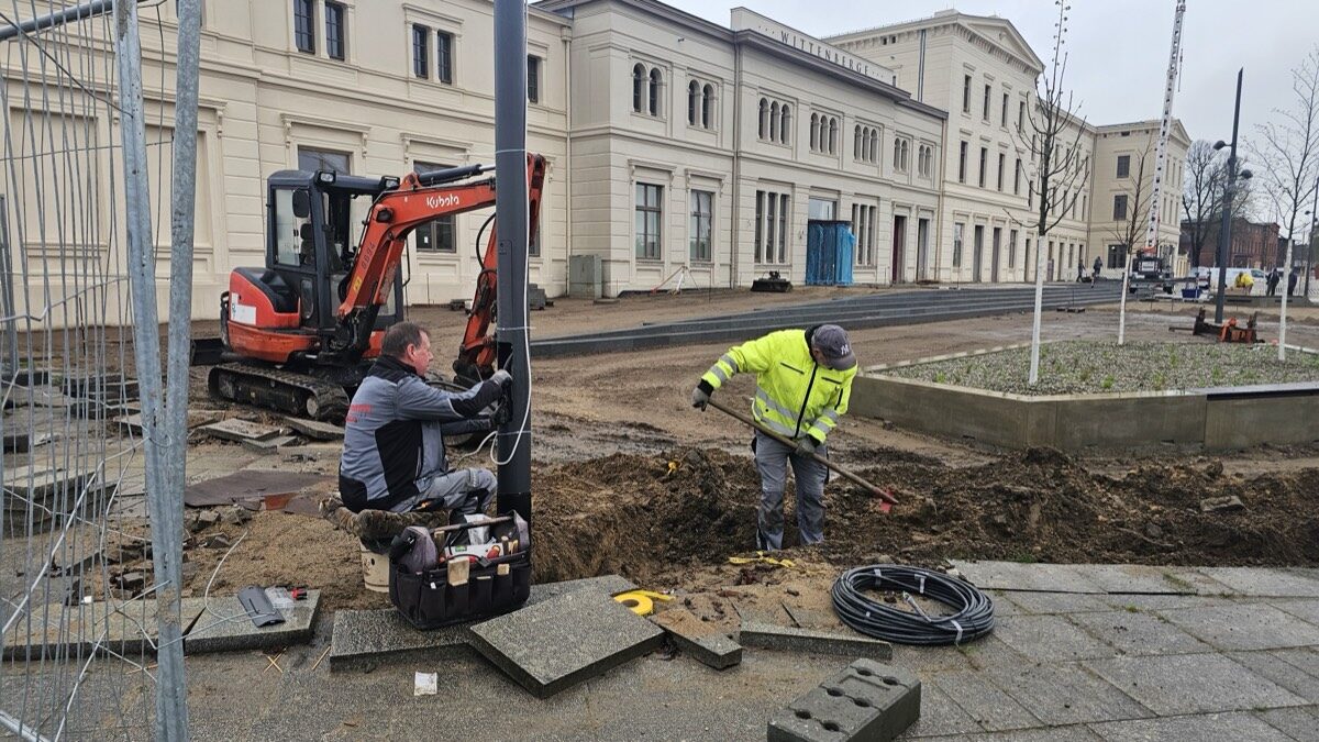 Team Erdmann bei der Arbeit